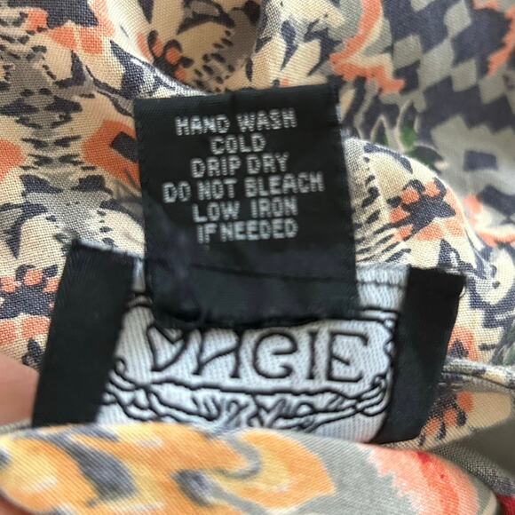 Angie Women Kimono Top Cover Up Patchwork Boho Hippie Beach Festival Blue Small - Picture 6 of 6